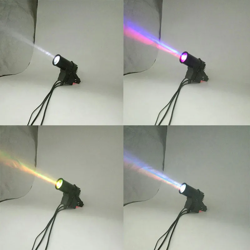 Spotlight LED RGBW 4in1 Led Pin Spot Beam 10W Lights For Mirror Ball For Dance Floor Disco DJ Party Wedding