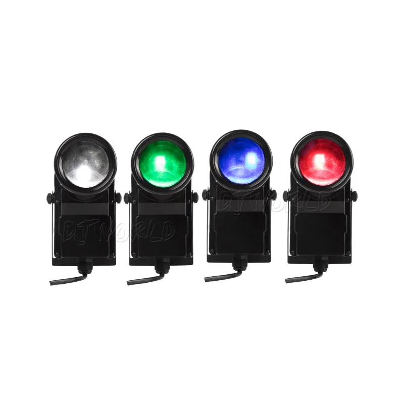 Spotlight LED RGBW 4in1 Led Pin Spot Beam 10W Lights For Mirror Ball For Dance Floor Disco DJ Party Wedding
