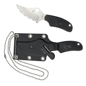 Spyderco ARK Lightweight Black FRN SpyderEdge Folding Blade
