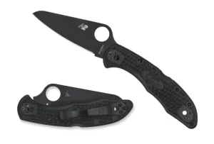 Spyderco Salt 2 Black FRN 3" H-2 Rustproof Folding Knife C88PBBK2