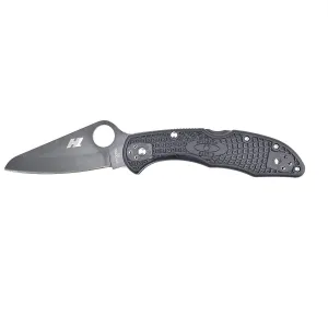 Spyderco Salt 2 Folder - Lightweight Black - Black PlainEdge