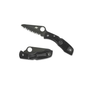 Spyderco Salt 2 Folder - Lightweight Black - Black Serrated