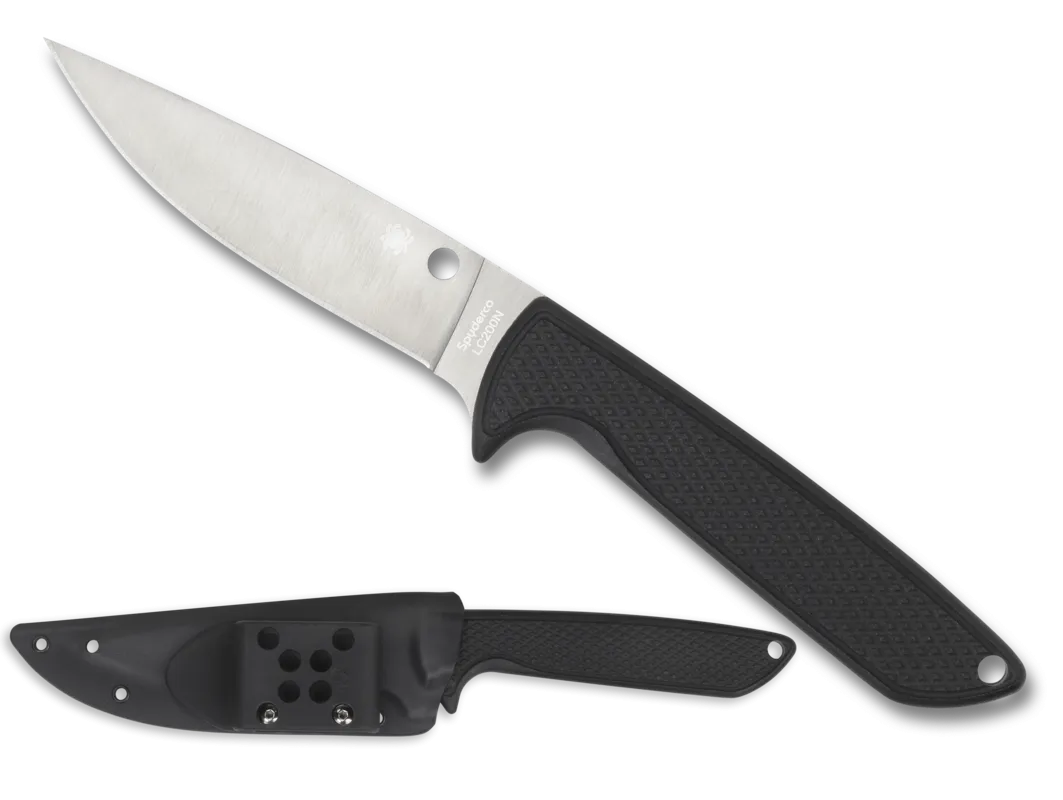 Spyderco Waterway 4.44" LC200N Rustproof G10 Fixed Blade Knife FB43GP