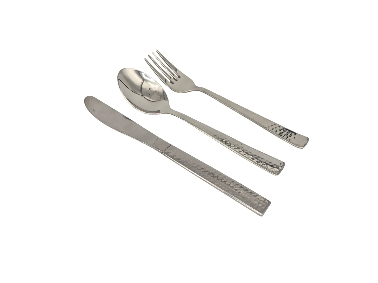 Stainless Steel Hammered Dinner Knife, 18/8 (Price is for 1 Dozen)