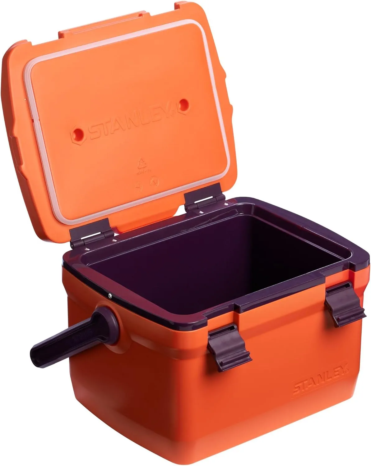 Stanley Adventure Outdoor Cooler 16 qt | Heavy Duty Outdoor Camping Cooler with Easy Carry Top Handle | 36 Hour Cooling Ice Chest for 21 Cans| BPA-Free | Tigerlily Plum