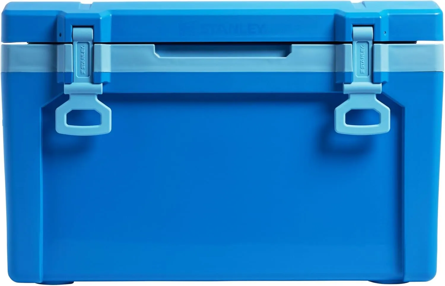 Stanley Adventure Outdoor Cooler 50 qt | Heavy Duty Outdoor Camping Cooler with Easy Carry Side Handles | 6 Days Cooling Ice Chest for 82 Cans | Flat Top Doubles as Seat | BPA-Free | Azure