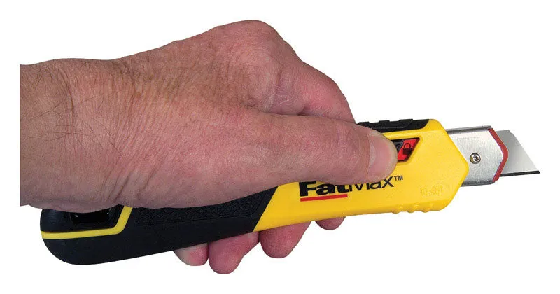 Stanley FatMax 7 in. Retractable Snap-Off Utility Knife Black/Yellow 1 pk
