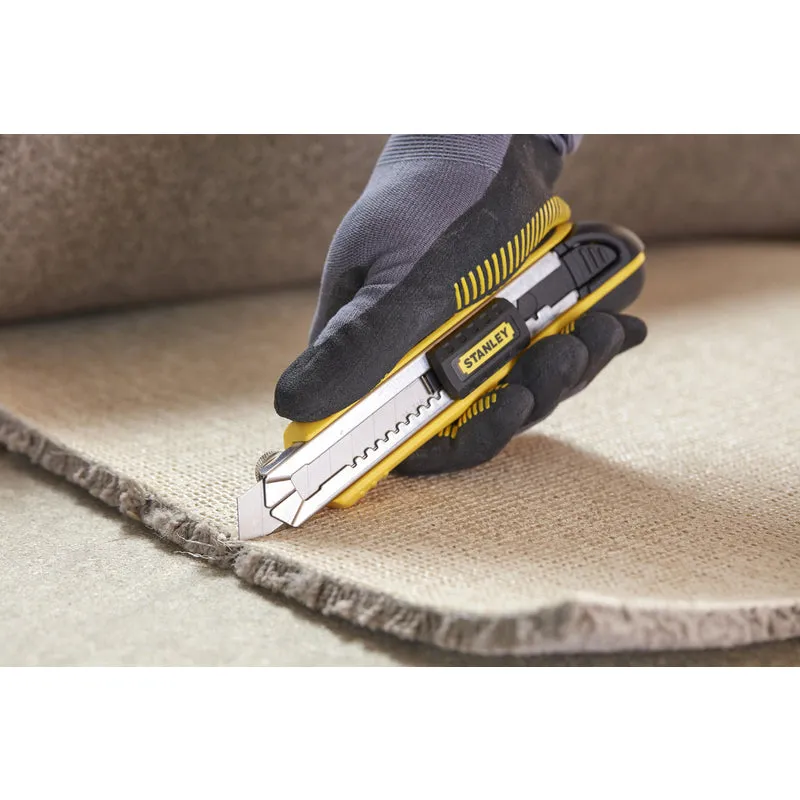 Stanley FatMax 7 in. Retractable Snap-Off Utility Knife Black/Yellow 1 pk