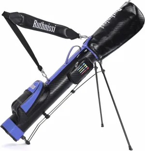 Sunday Golf StandBag with Cooler Pouch and Padded Strap，Lightweight for Driving Range Mini Course Training Practice Man Women,Travel Case Vertical Hard Shell Tube for Airlines