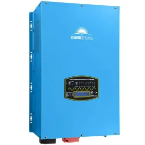 SunGoldPower 10000W 24V SPLIT PHASE PURE SINE WAVE SOLAR INVERTER CHARGER