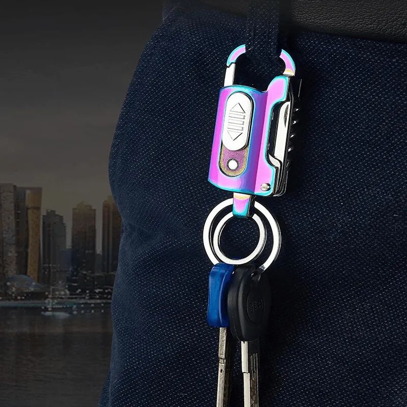 Survival Keychain Tool - Essential Outdoor Gadget