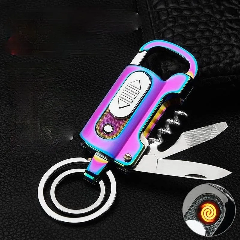 Survival Keychain Tool - Essential Outdoor Gadget