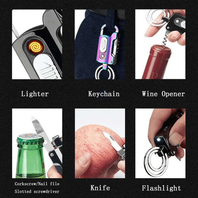 Survival Keychain Tool - Essential Outdoor Gadget
