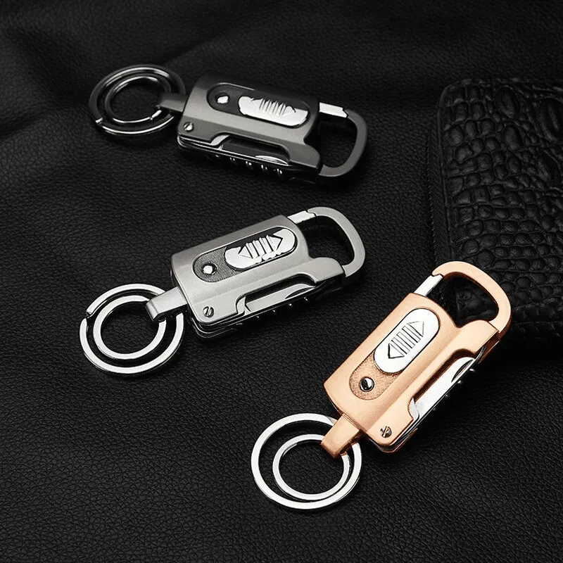 Survival Keychain Tool - Essential Outdoor Gadget