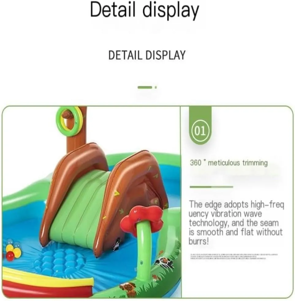 Swimming Pool Inflatable Swimming Pool Forest Amusement Pool Game Ball Pool Family Cartoon Inflatable Pool Water Park Above Ground Pool