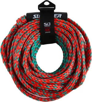 Swonder 2-Section Tow Ropes for Tubing, 1-4 Rider 60FT Ropes for Towable Tubes