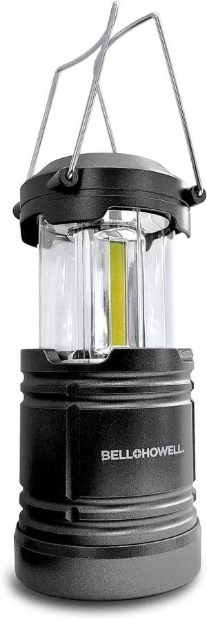 Taclight Lantern Pro by Bell Howell Tac Lantern Cob LED Camping Flashlights Super Bright Portable Survival Lanterns Collapsible and Emergency Light for Hurricane Storms Power Outages as Seen on TV