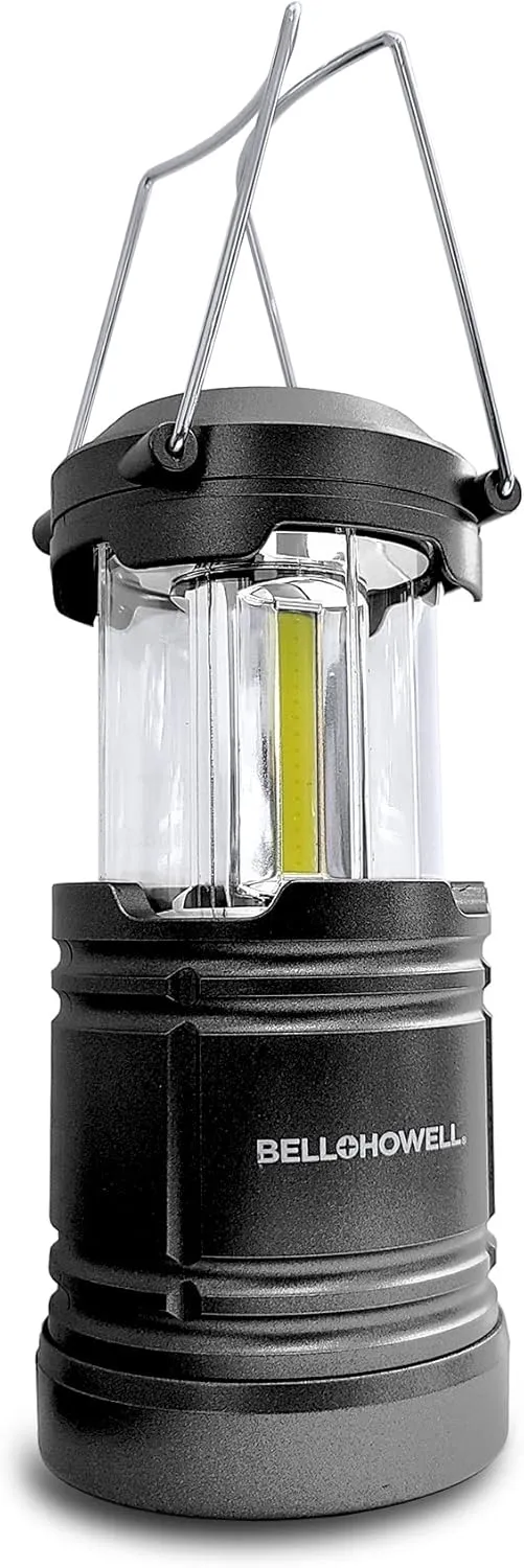 Taclight Lantern Pro by Bell Howell Tac Lantern Cob LED Camping Flashlights Super Bright Portable Survival Lanterns Collapsible and Emergency Light for Hurricane Storms Power Outages as Seen on TV