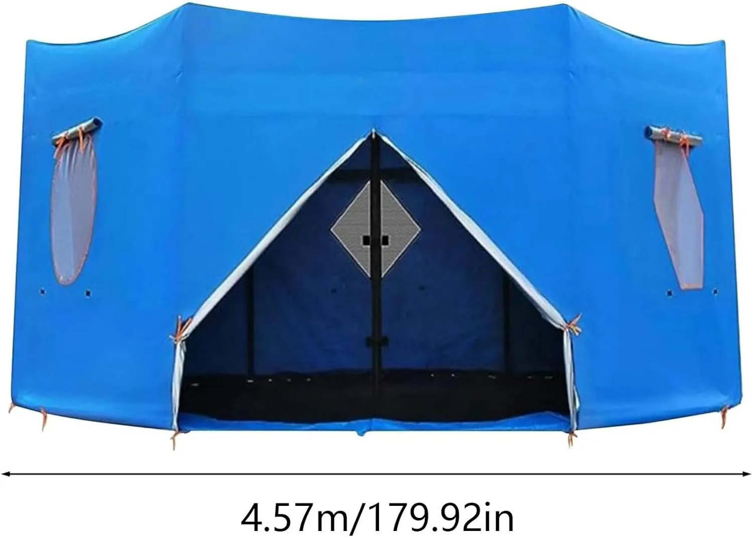 Tent for Trampoline, 6FT/8FT/10FT/12FT/14FT/15FT Trampoline Tent Cover, Trampoline Sunshade, Trampoline Accessories, for 6 Straight Pole Round Trampoline(15FT), Blue