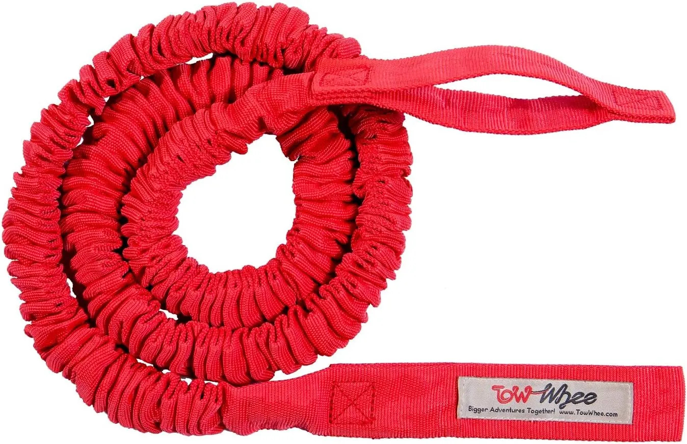 The Original Bike Bungee Tow Rope | MTB & Cycling Stretch Pull Strap for Riding Further with Your Friend, Child, Kids | Compatible with Any Bicycle