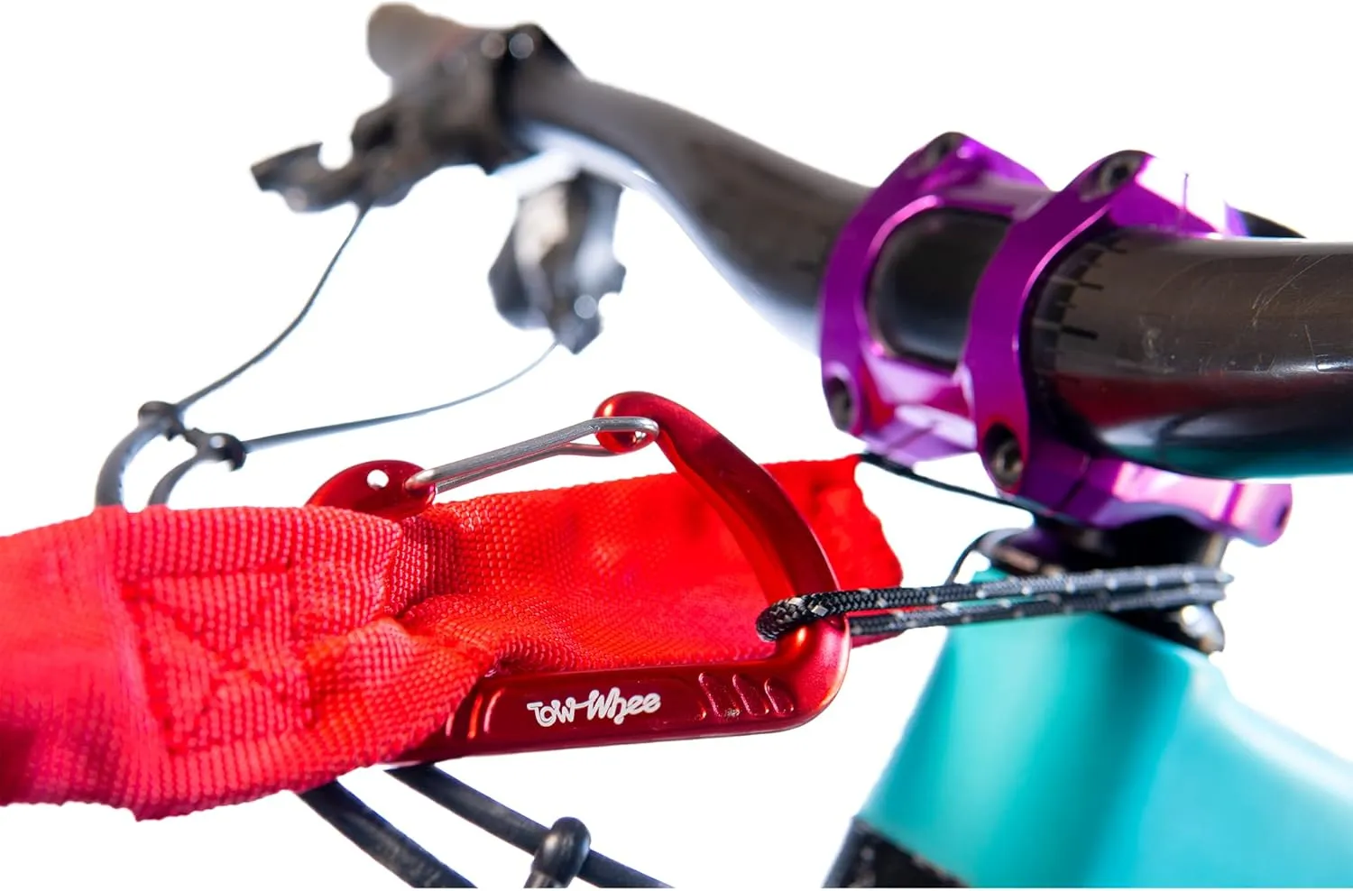 The Original Bike Bungee Tow Rope | MTB & Cycling Stretch Pull Strap for Riding Further with Your Friend, Child, Kids | Compatible with Any Bicycle
