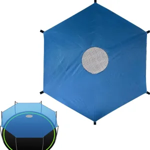 Trampoline Shade Cover, Sun-Protection Anti-UV Trampolines Canopy Accessories, Easy to Install for Outdoor Backyard Playground