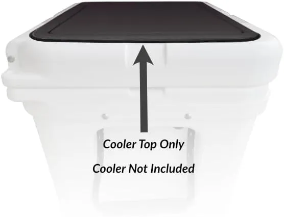 Tundra 65 Cooler Lid Tops - EVA Foam YETI Chest Cooler Peel and Stick Comfort Pad - Hard Side Camping, Boating, Tail Gate, Ice Box Top Cushion