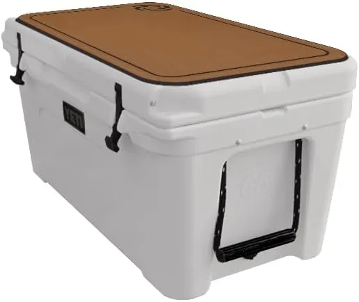 Tundra 65 Cooler Lid Tops - EVA Foam YETI Chest Cooler Peel and Stick Comfort Pad - Hard Side Camping, Boating, Tail Gate, Ice Box Top Cushion