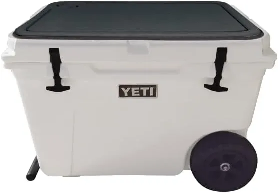 Tundra Hauler Wheel Cooler Lid Tops - EVA Foam YETI Chest Cooler Peel and Stick Comfort Pad - Hard Side Camping, Boating, Tail Gate, Ice Box Top Cushion
