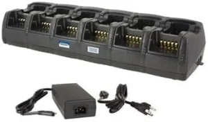 Twelve Bay Rapid Vehicle Charger for Kenwood KNB-54N Rechargeable Two Way Radio - Dual Pod Design