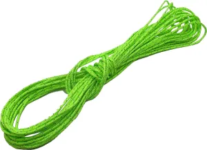 Ultra Light Dyneema Reflective Green Rope 1/16 Inch Diameter | 440lbs Breaking Strain | Tent Guy Guide Rope | Suitable for Sailing, Dinghy, Yachting, Cruising, Racing - 45 Feet