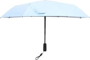 Umbrella With Fan, Sun Umbrella For Chair UPF 50 Rain Umbrella USB Rechargeable Sun Cooling Umbrella With Built In Fan Small Personal Fan Folding Compact Umbrella For Hot Day