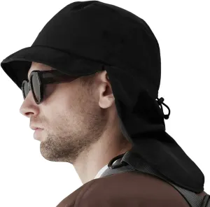 UNDERCONTROL Neck Flap Supplex Bucket Hat UPF 40 Foldable Outdoor Safari UV Sun Protect Quick Dry Fishing Booney Cap Cachalot