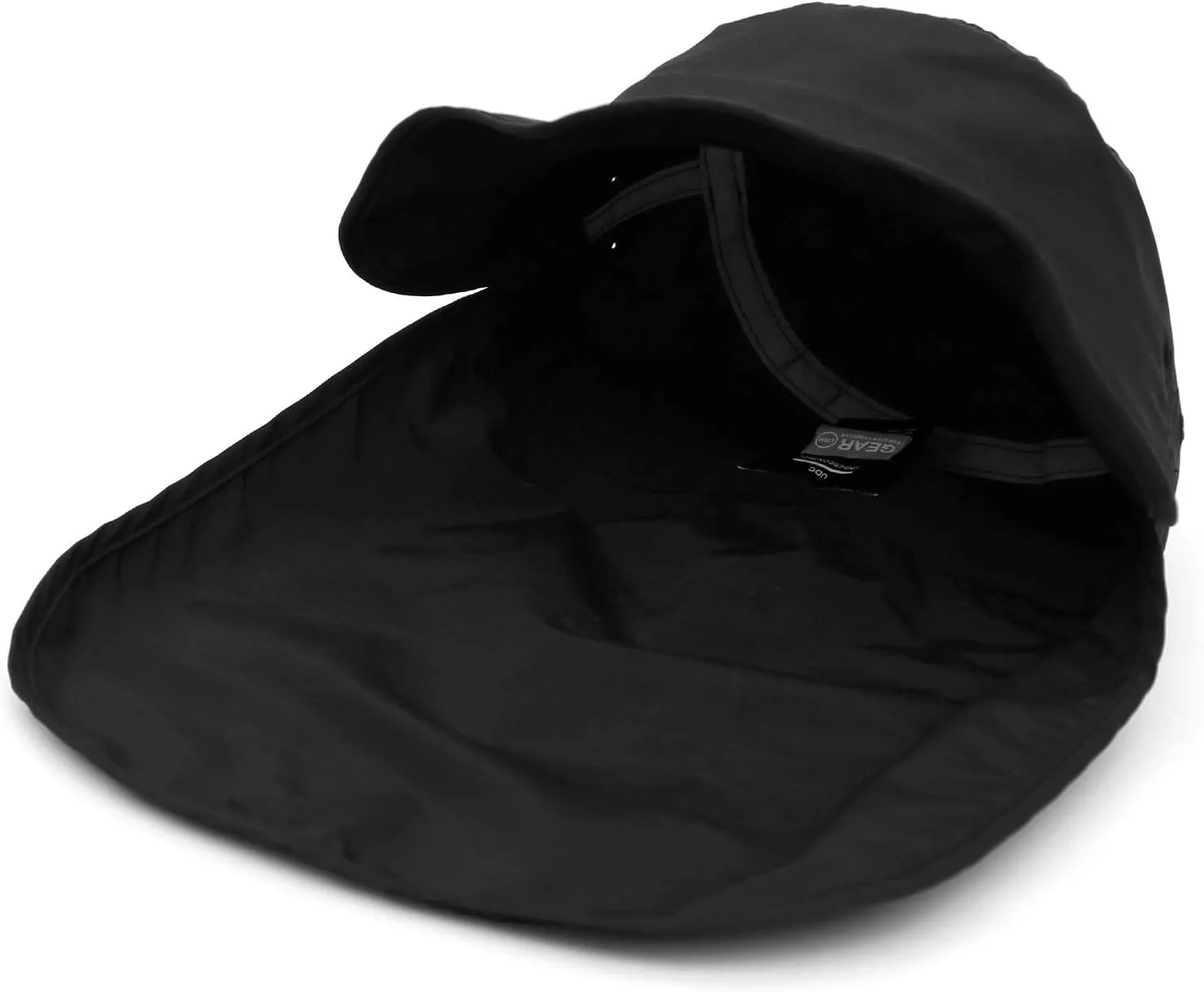 UNDERCONTROL Neck Flap Supplex Bucket Hat UPF 40 Foldable Outdoor Safari UV Sun Protect Quick Dry Fishing Booney Cap Cachalot