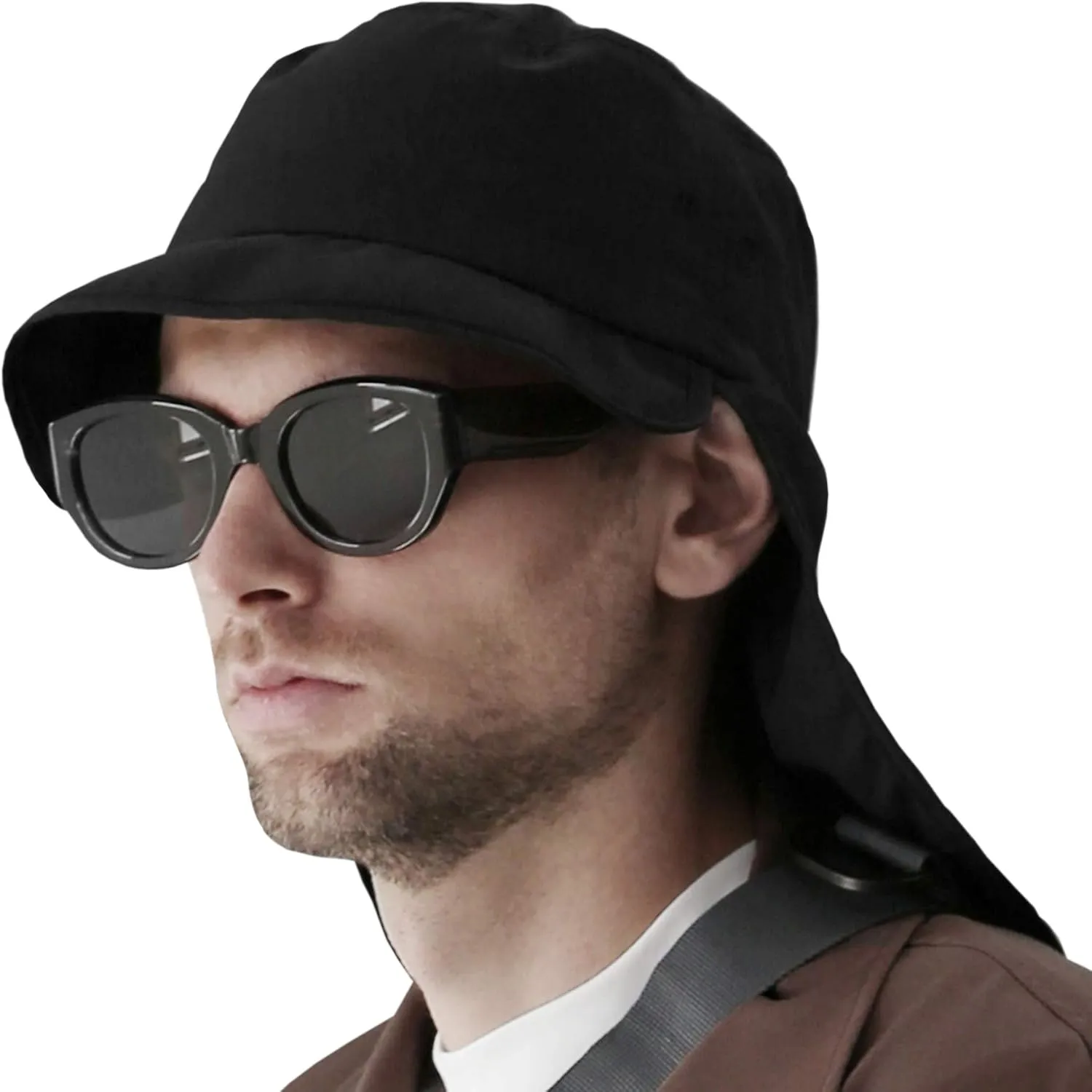 UNDERCONTROL Neck Flap Supplex Bucket Hat UPF 40 Foldable Outdoor Safari UV Sun Protect Quick Dry Fishing Booney Cap Cachalot