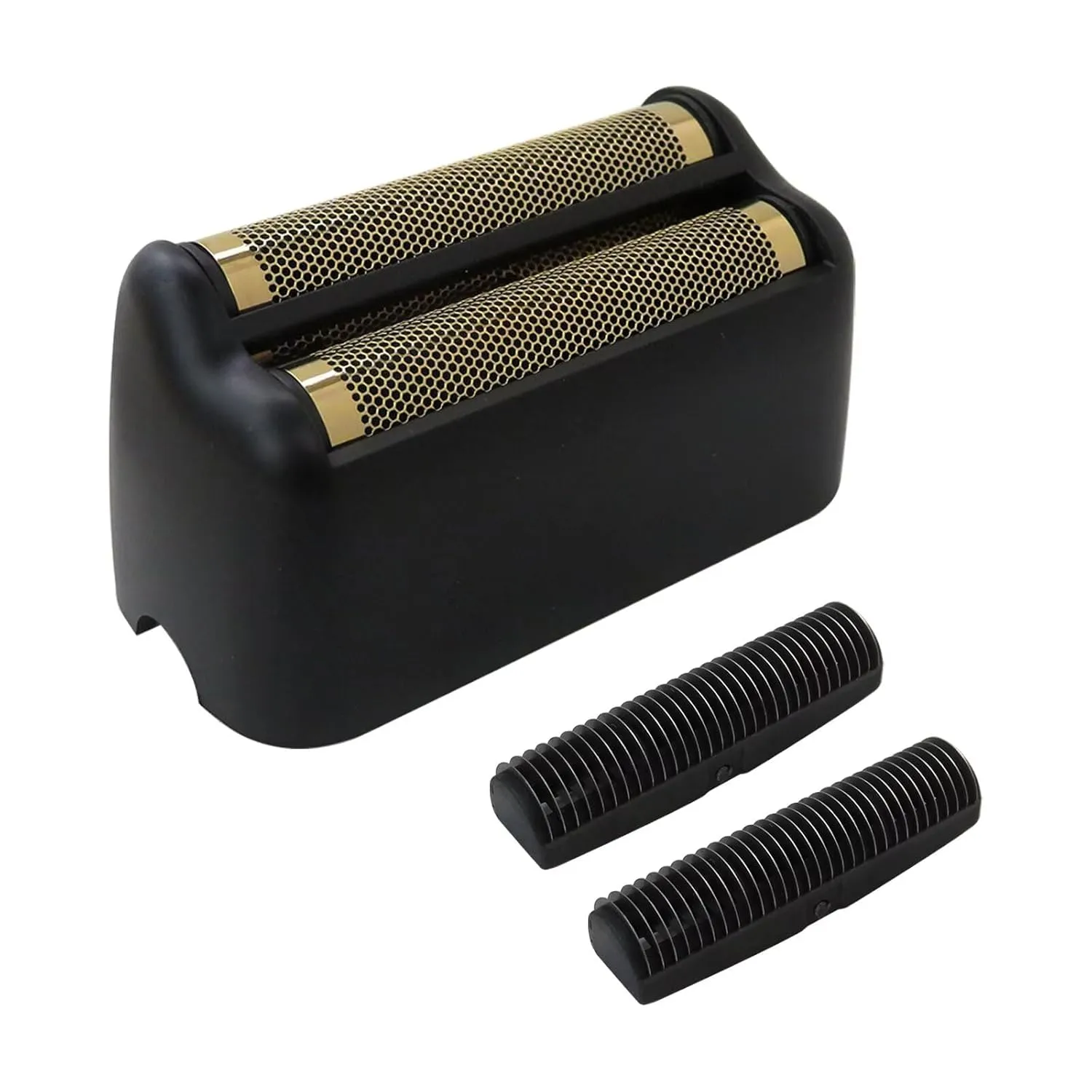 Upgraded Replacement Foil and Cutter for Barberology Electric Shaver, Double Foil Shaver Replacement Head for PRO Barberology FXFS2 Electric Razors(Matte Black)