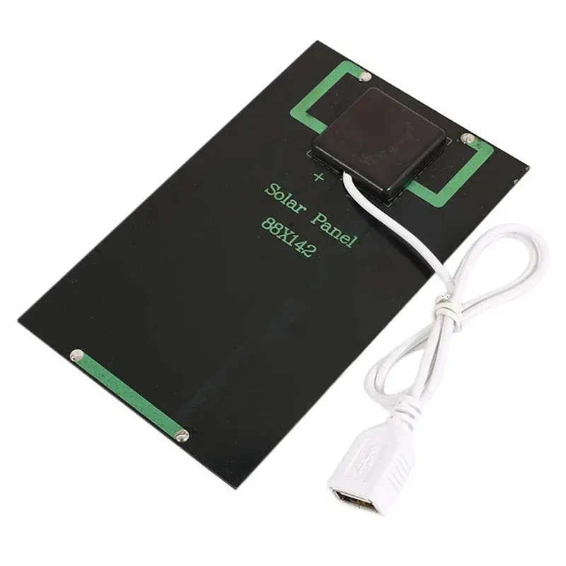 USB Solar Charger Waterproof Polysilicon Panel for Outdoor Power phone