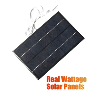 USB Solar Charger Waterproof Polysilicon Panel for Outdoor Power phone