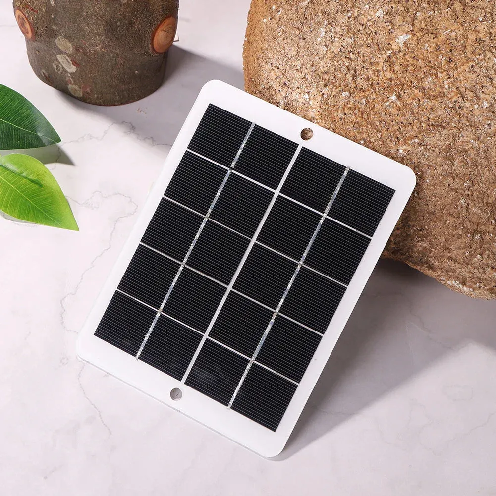 USB Solar Panel Charger 3W 5V Portable Outdoor for Mobile Power Supply