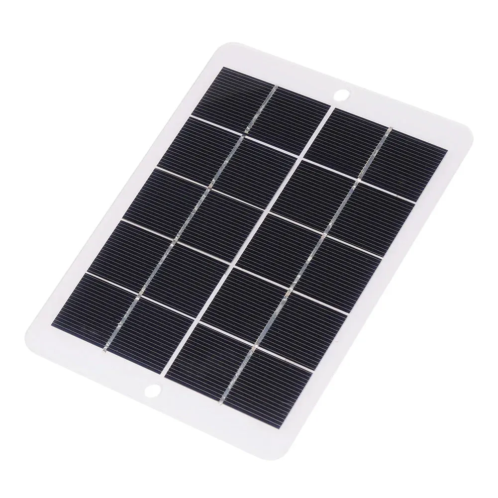 USB Solar Panel Charger 3W 5V Portable Outdoor for Mobile Power Supply
