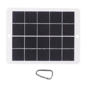 USB Solar Panel Charger 3W 5V Portable Outdoor for Mobile Power Supply