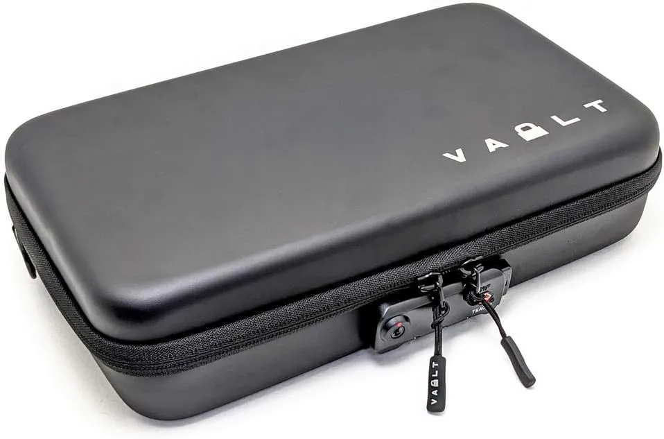 Vault Case Secure Matte LOCKING Knife Accessory Display Case, 6 Removable Panels, TSA Lock, Travel Small Folding Knife Case, Pocket Knife, Outdoor, EDC, Everyday Carry, Collectibles, Smooth Finish
