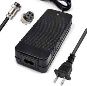 [Verified Fit] 63 Volt 1.1 Amp Fast 4-Prong Ninebot S Scooter 63V Charger, for Segway Ninebot S, S MAX, MiniPro, Go Kart, Go Kart Pro 4-Pin Connector 54V Battery Charger