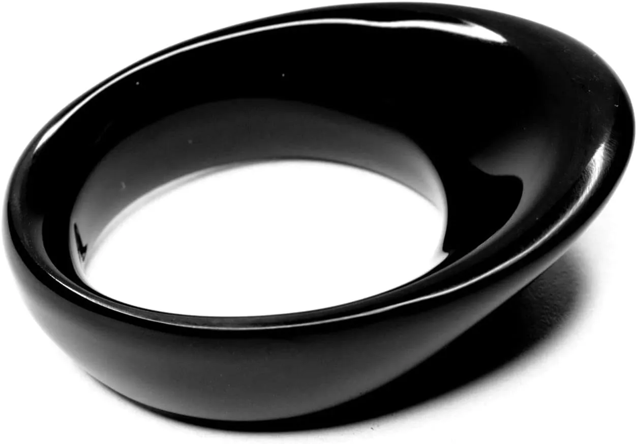 Vermil Archery Thumb Ring - Lantern Black - Protective Gear for Thumb Draw in Traditional Archery