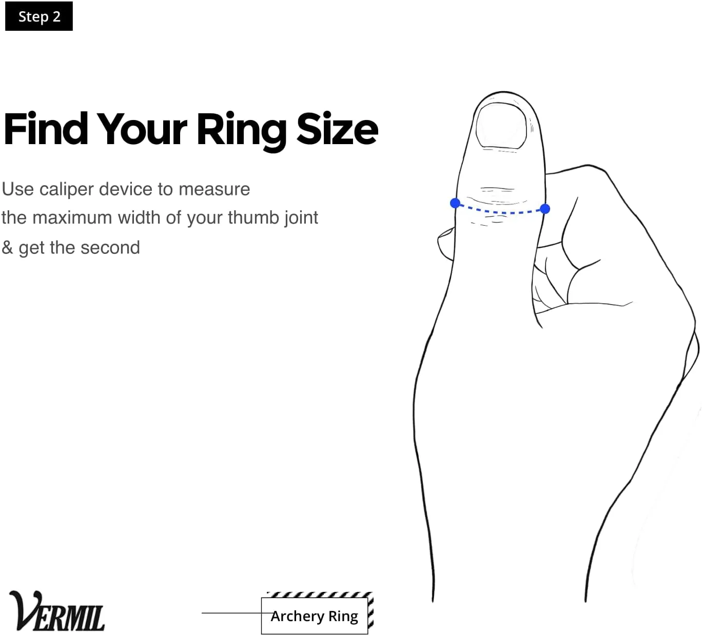 Vermil Archery Thumb Ring - Lantern Ivory - Protective Gear for Thumb Draw in Traditional Archery