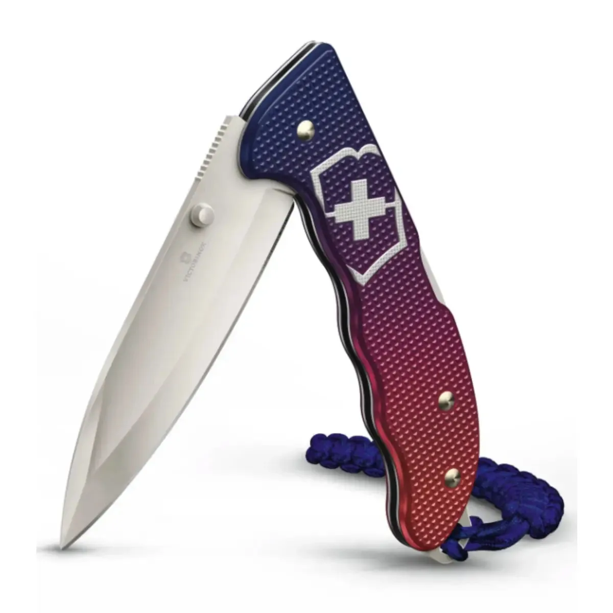 Victorinox Evoke Alox Swiss Army Knife - Blue / Red