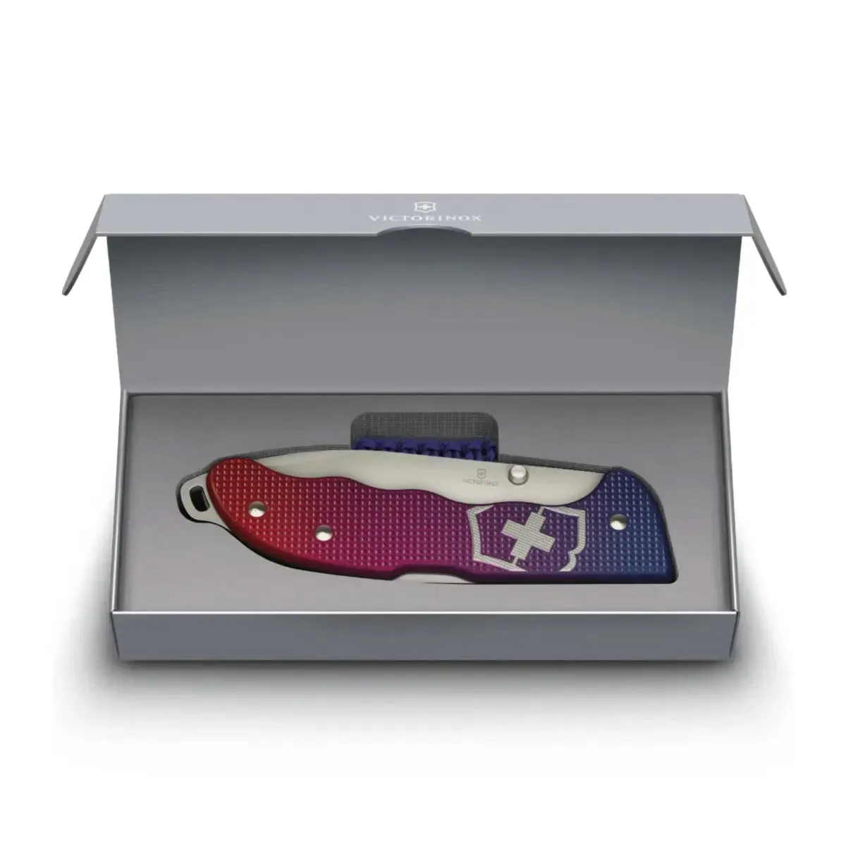 Victorinox Evoke Alox Swiss Army Knife - Blue / Red
