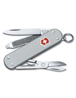 Victorinox Swiss Army Classic SD Silver Alox Pocket Knife - 5 Tools