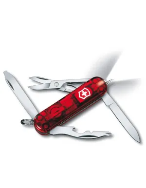 Victorinox Swiss Army Midnite Manager - Ruby - 10 Tools - LED Light - 58mm