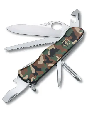 Victorinox Swiss Army One-Hand Trekker NS Pocket Knife - Camo - 12 Tools - 111mm